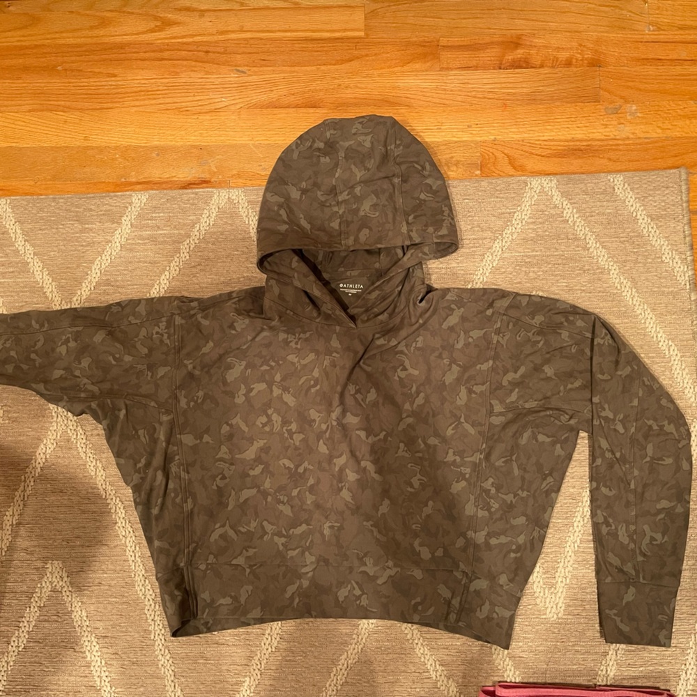 ATHLETA camo farallon hoodie
